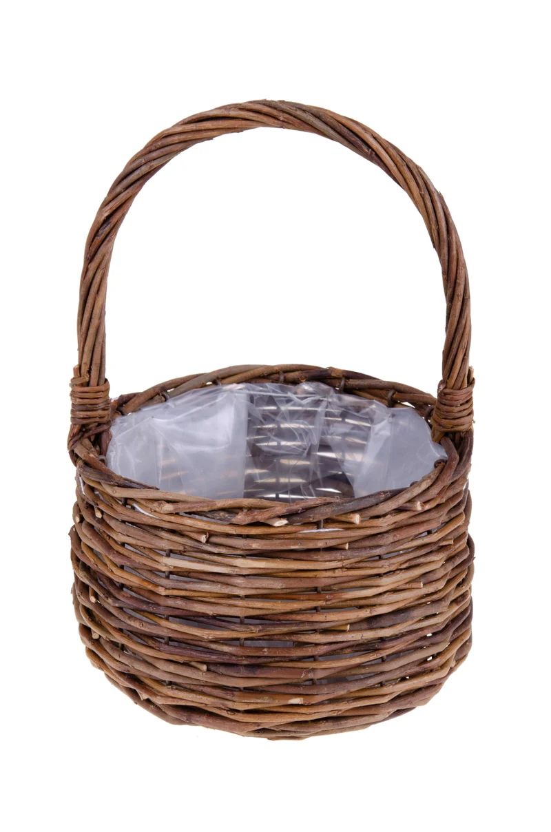 Set 4 Cesti Rotondo con Manico Larghezza 17 cm