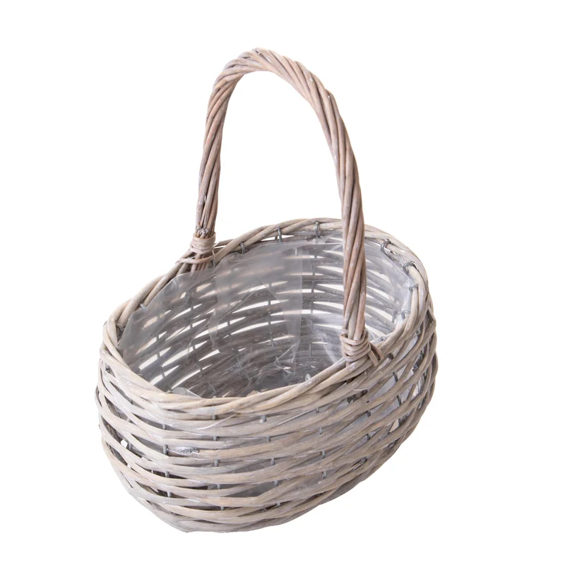 Set 4 Cesti Ovale Manico 22x155x28 cm
