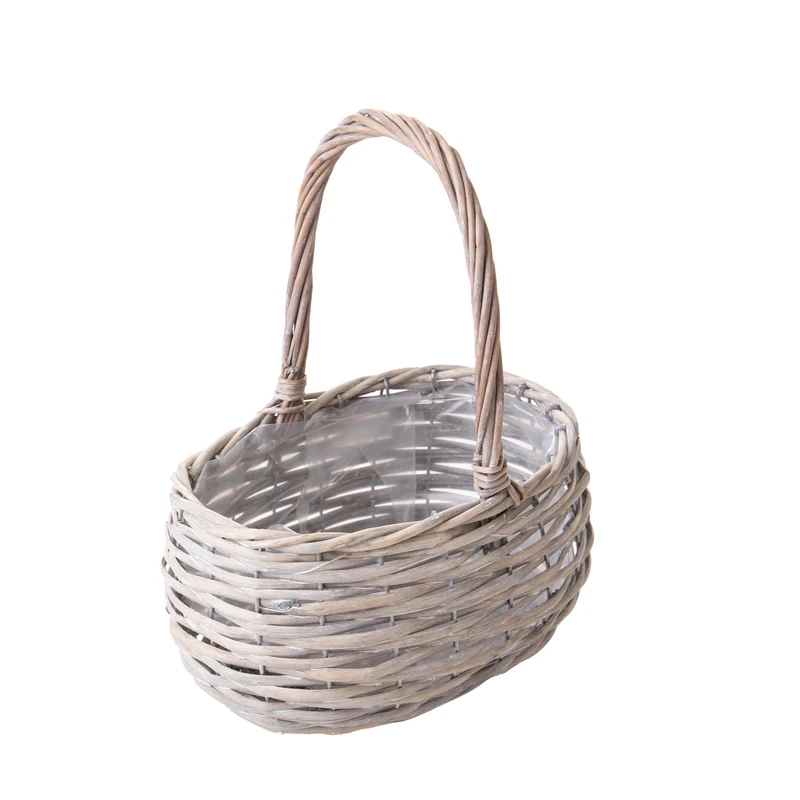 Set 4 Cesti Ovale Manico 22x155x28 cm