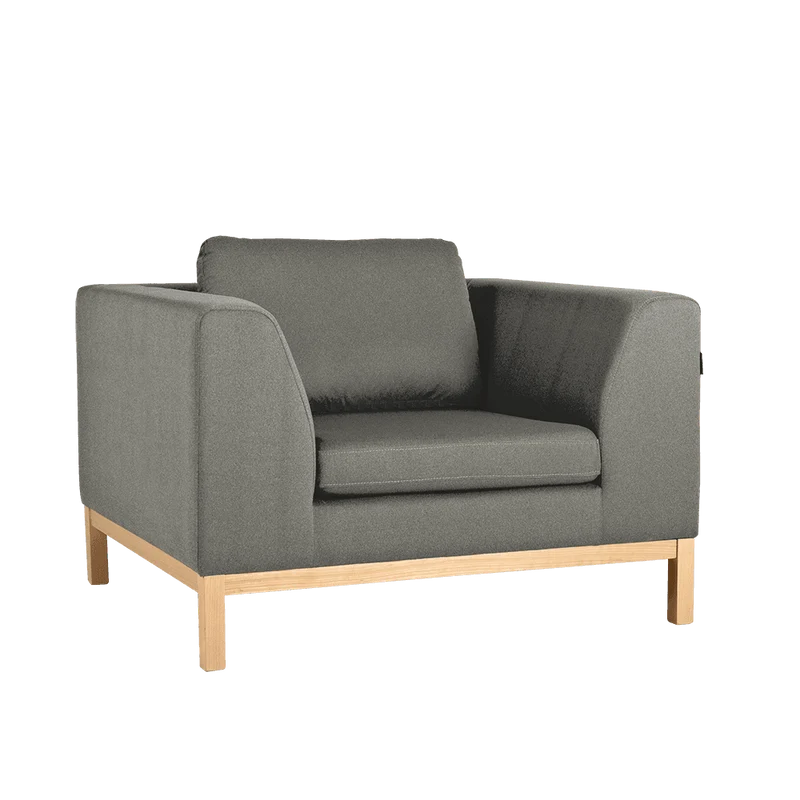 Poltrona AMBIENT WOOD - kwarc, naturale