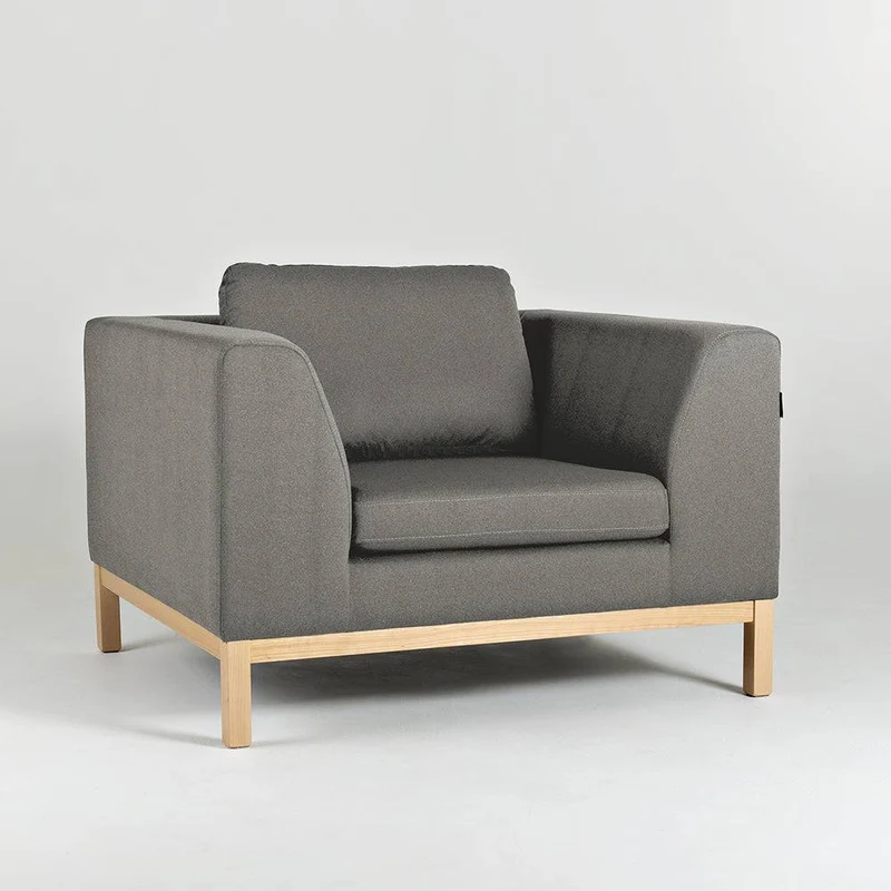 Poltrona AMBIENT WOOD - kwarc, naturale