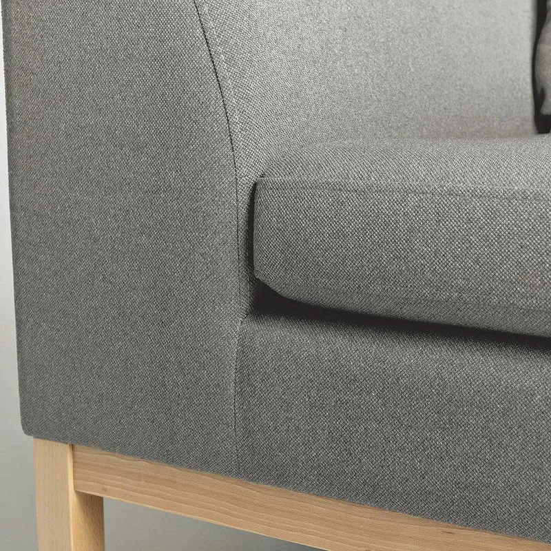 Poltrona AMBIENT WOOD - kwarc, naturale