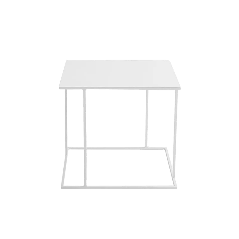 Tavolino WALT METAL 50 - Bianco