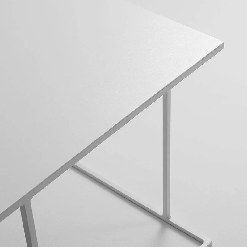 Tavolino WALT METAL 50 - Bianco