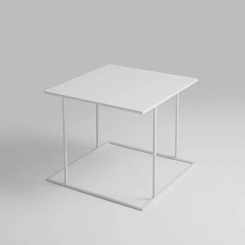 Tavolino WALT METAL 50 - Bianco