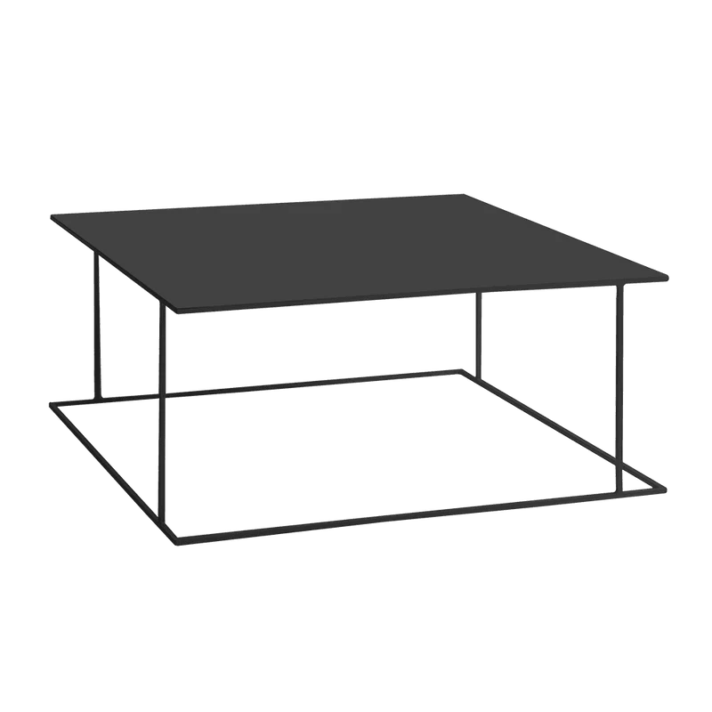 Tavolino WALT METAL 100x100 nero