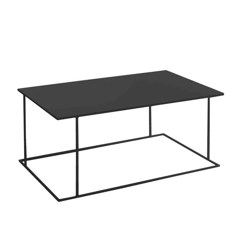 Tavolino WALT METAL 100x100 nero