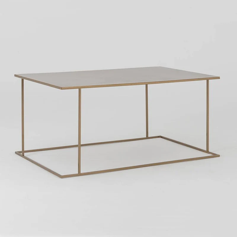 Tavolino WALT METAL 100x60, oro