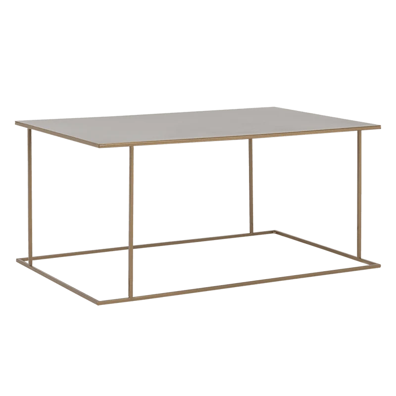 Tavolino WALT METAL 100x100, oro
