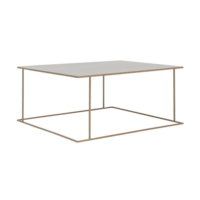 Tavolino WALT METAL 100x100, oro
