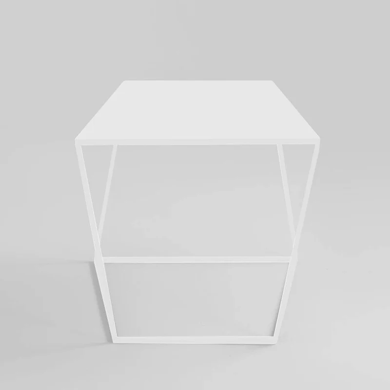 Tavolino ZAK METAL 50 bianco