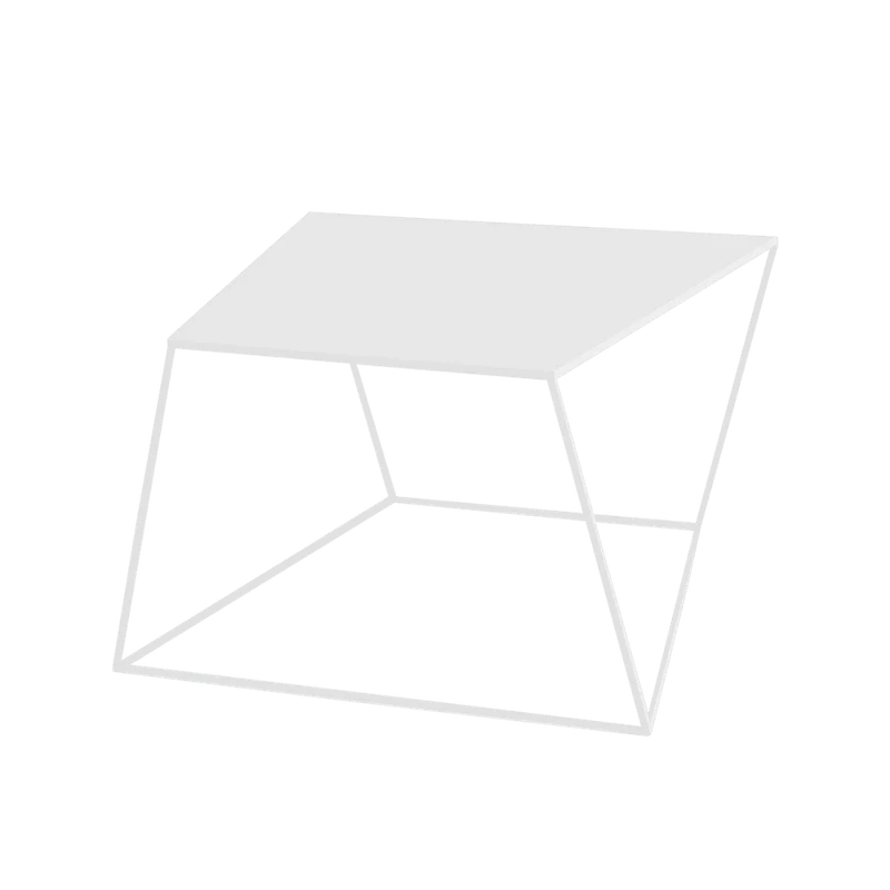 Tavolino ZAK METAL 80 bianco