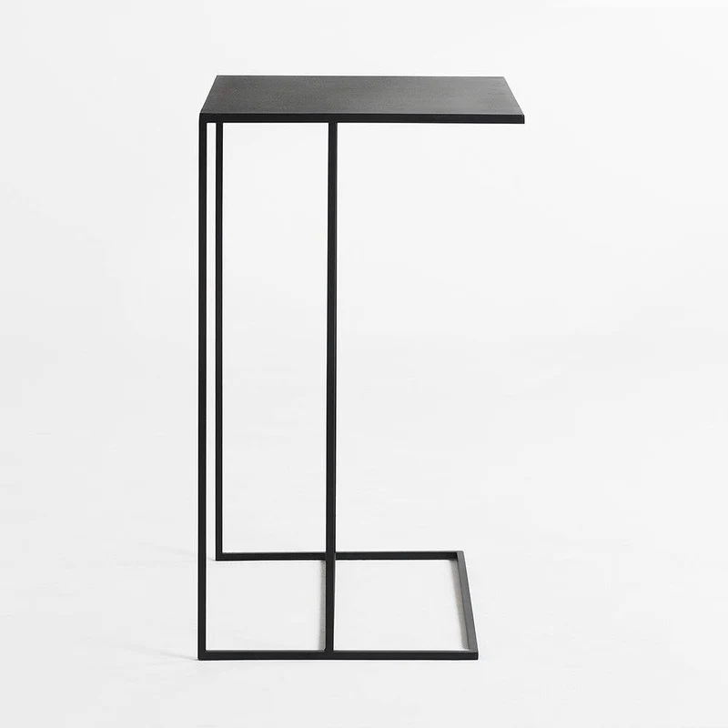 Tavolino laterale SIDER METAL nero