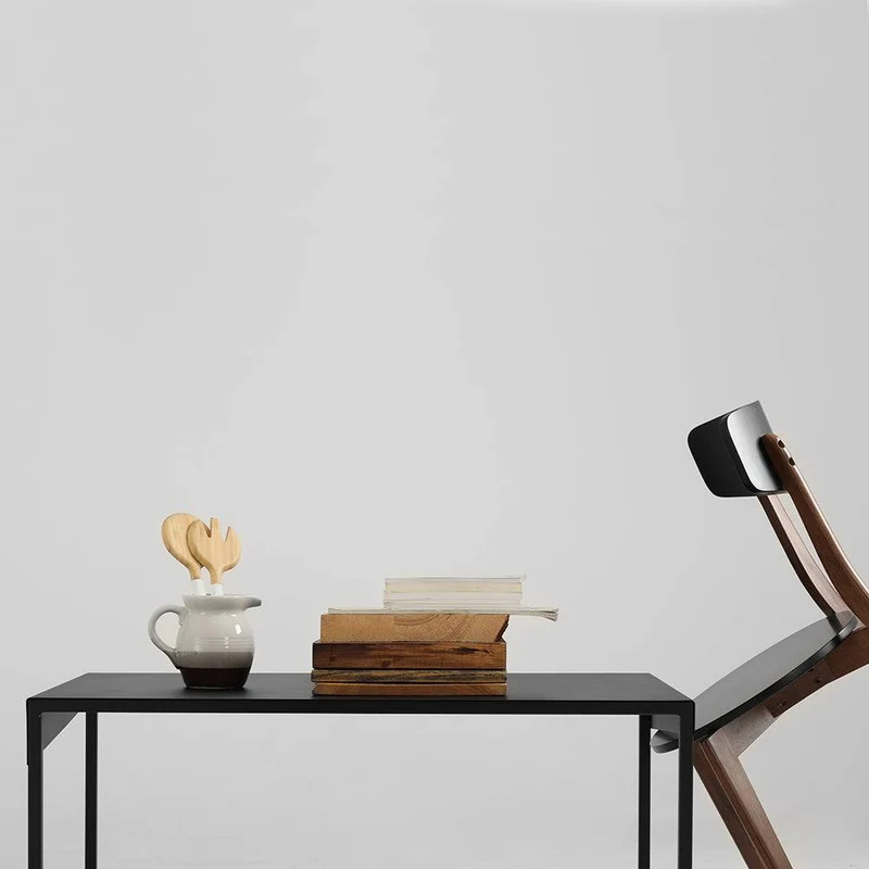 Tavolino OBROOS METAL 100x60, nero