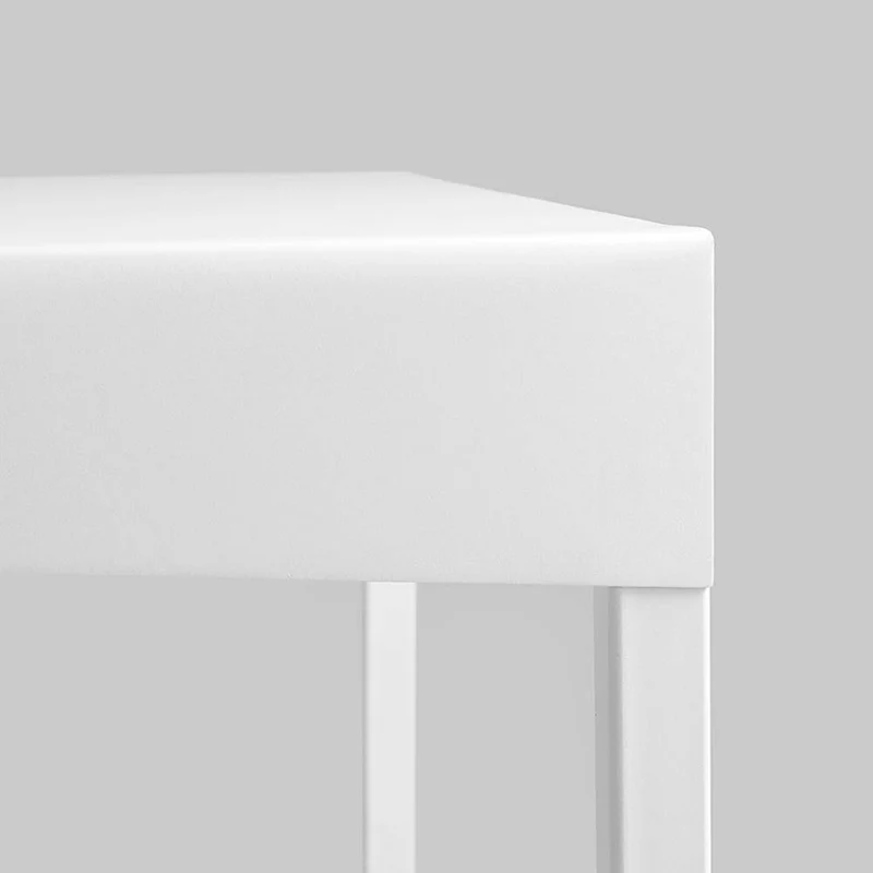 Tavolino OBROOS METAL 50, bianco