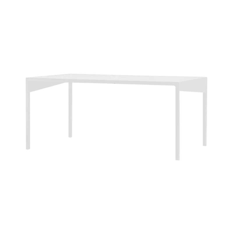 Tavolino OBROOS METAL 100x60, bianco