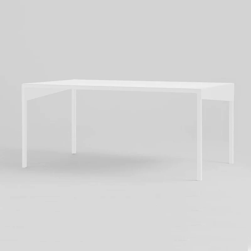 Tavolino OBROOS METAL 100x60, bianco