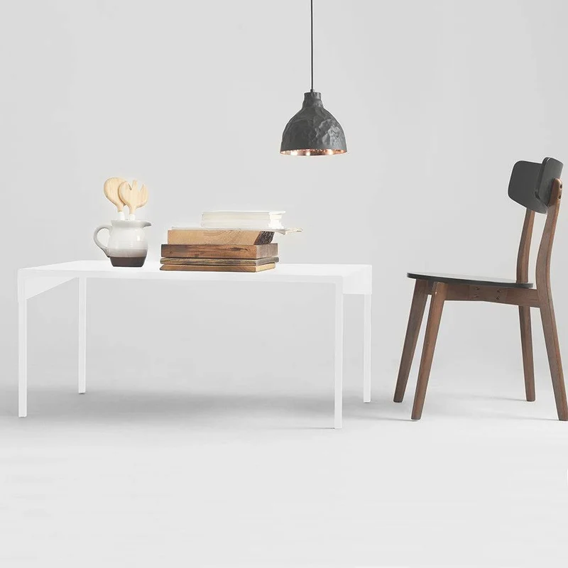 Tavolino OBROOS METAL 100x60, bianco