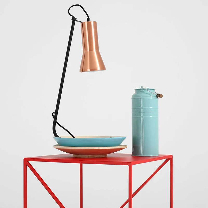 Tavolino laterale MEMO 50x50, Rosso