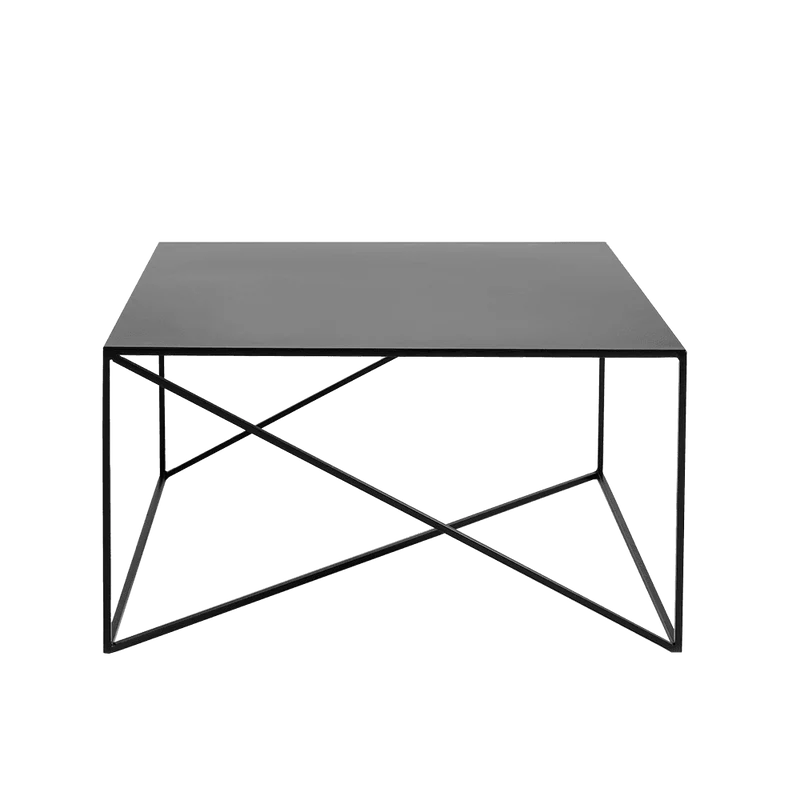 Tavolino MEMO METAL 80x80 Nero