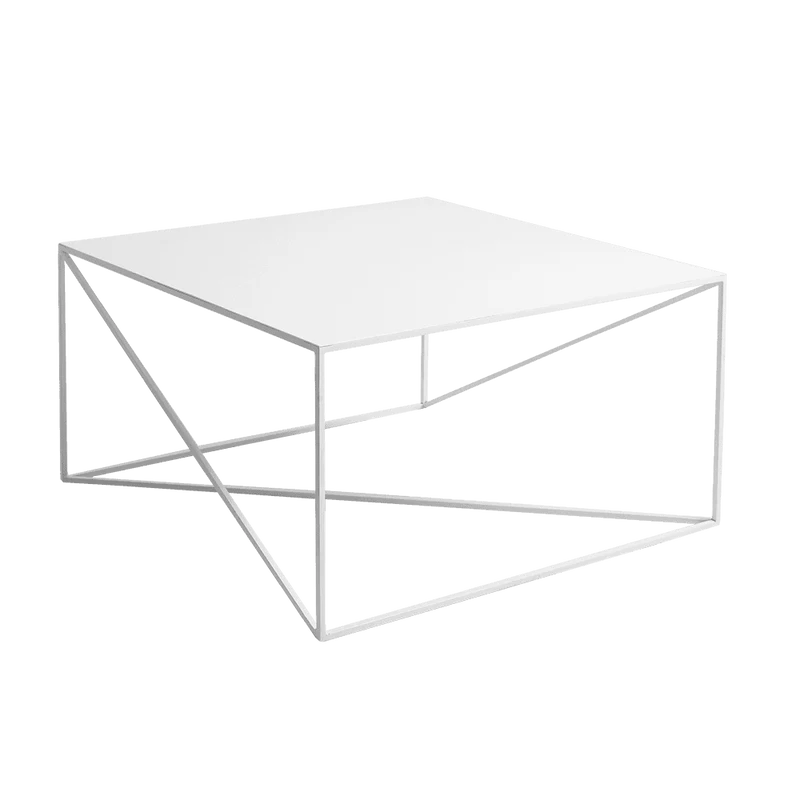 Tavolino MEMO METAL 80x80 Bianco