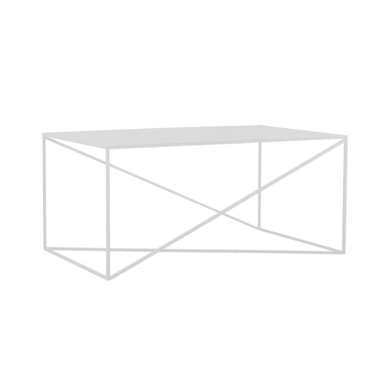 Tavolino MEMO METAL 100x60 Bianco