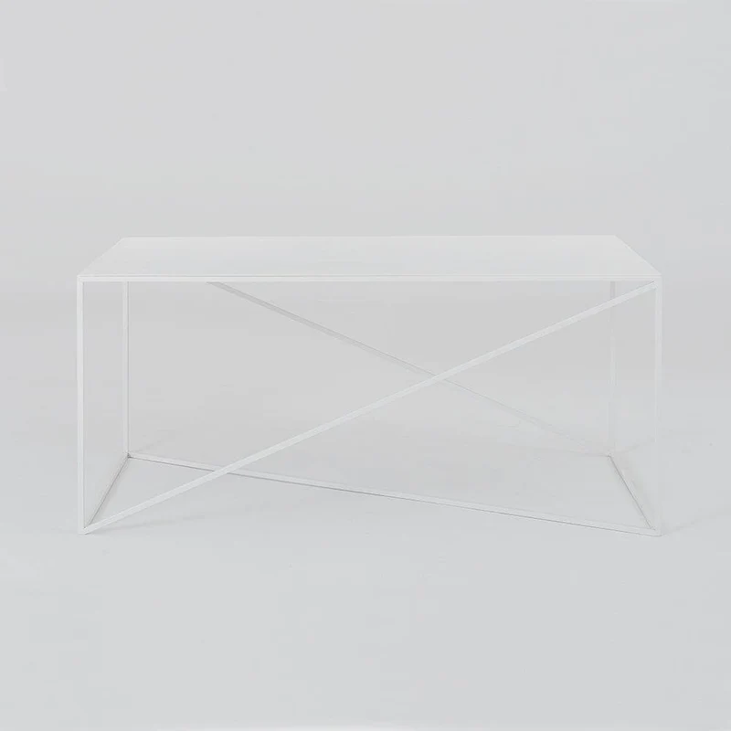 Tavolino MEMO METAL 100x60 Bianco