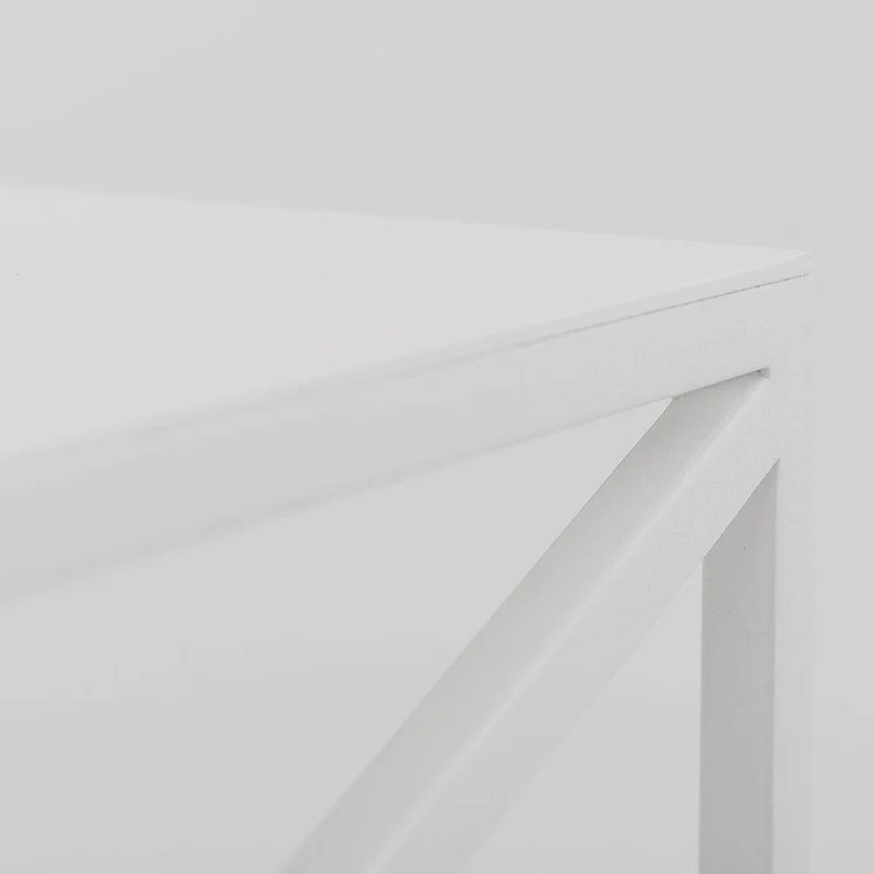 Tavolino MEMO METAL 100x60 Bianco