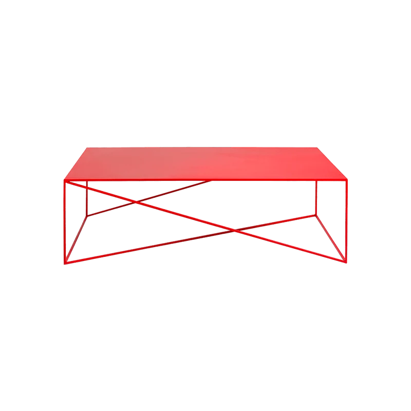 Tavolino MEMO METAL 140 Rosso