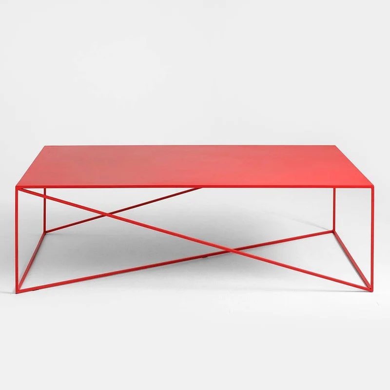 Tavolino MEMO METAL 140 Rosso