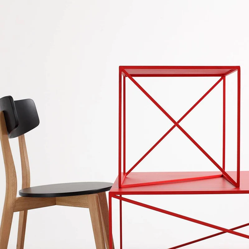 Tavolino MEMO METAL 140 Rosso