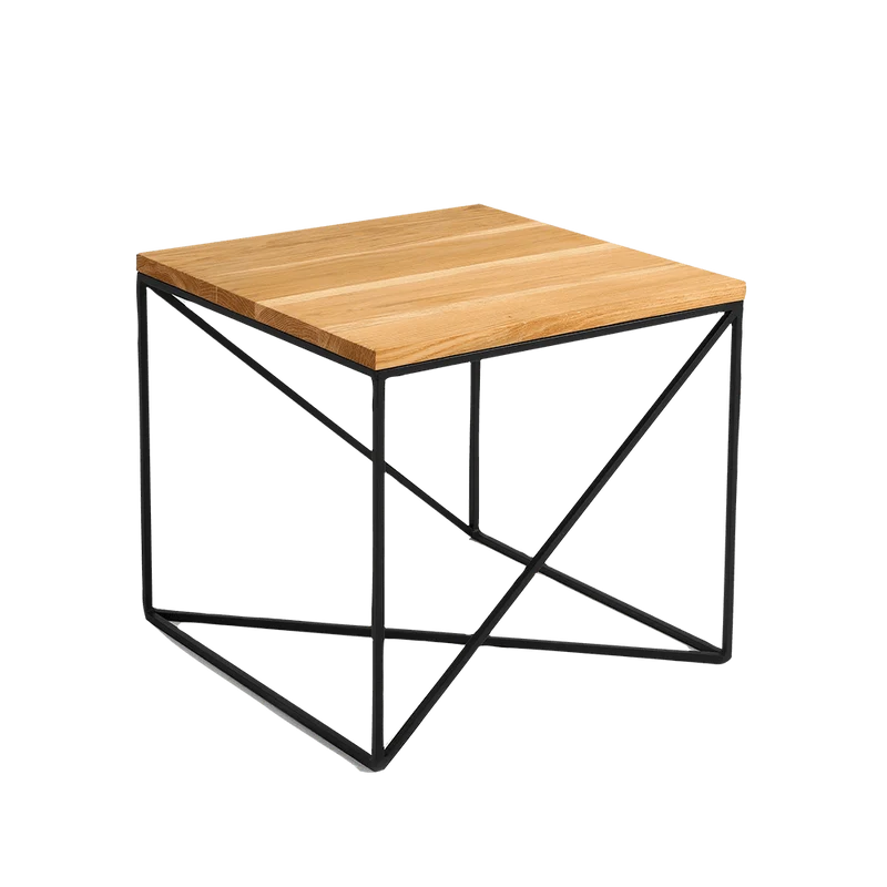 Tavolino MEMO LEGNO MASSELLO 50 Nero