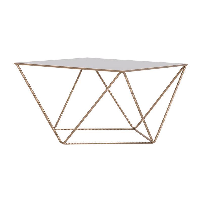 Tavolino DARYL METAL 80, oro