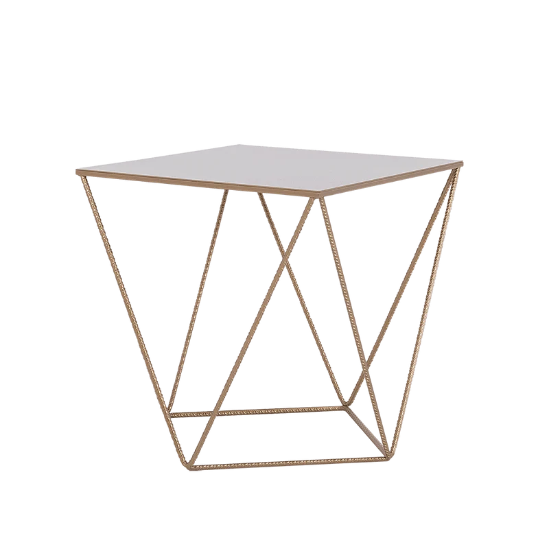 Tavolino DARYL METAL 60, oro