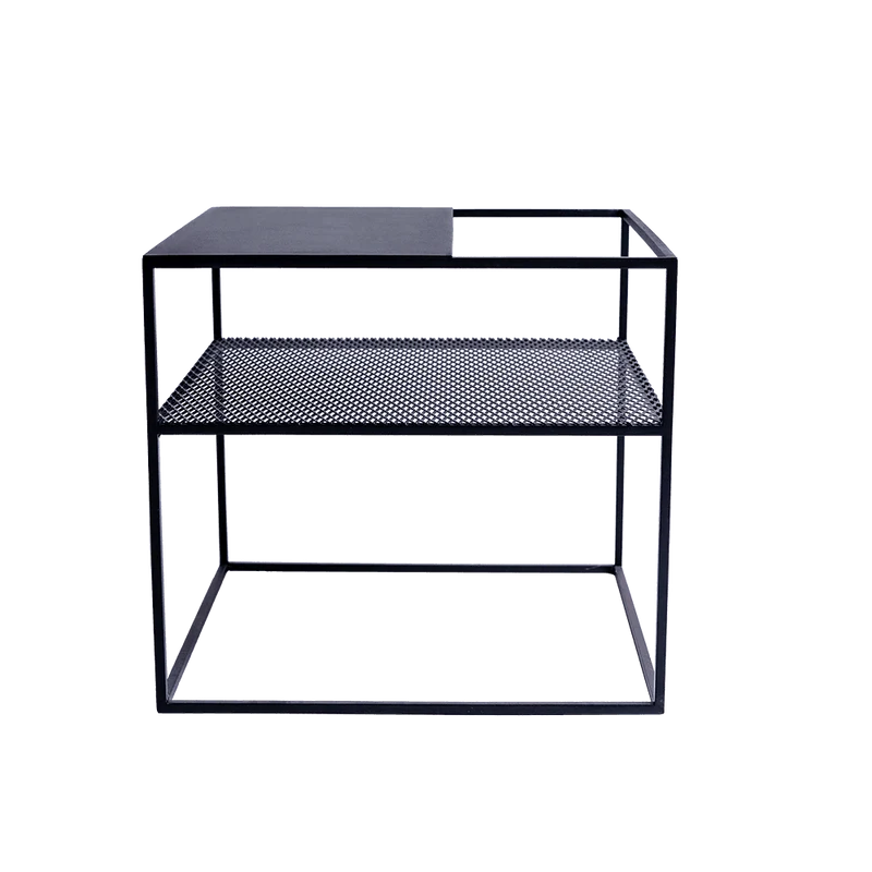 Tavolino da Caffè MATRIX Metallo 50, Nero