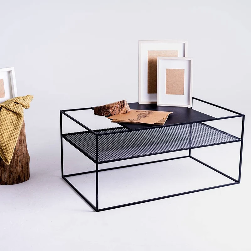 Tavolino MATRIX METAL 100x60 - nero