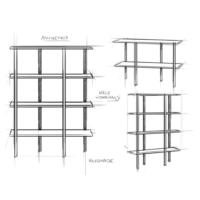 Tavolino RAVE BASIC 100x60 - quercia, nero