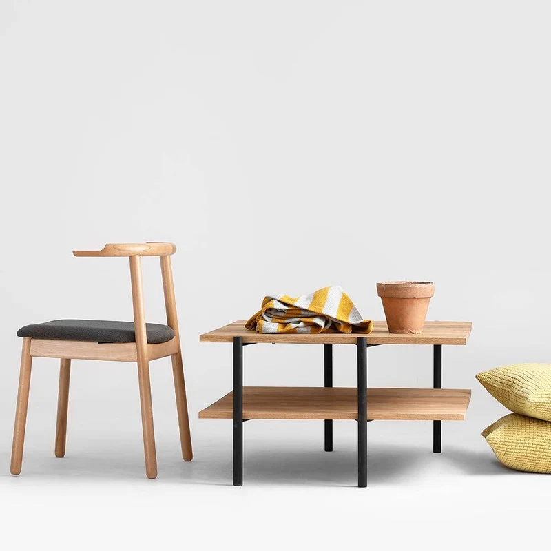 Tavolino RAVE BASIC 80 - quercia, nero
