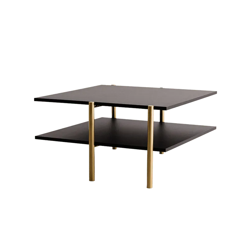 Tavolino RAVE BASIC 80 - nero, oro