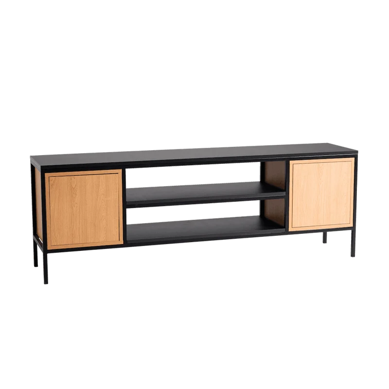 Scaffale RTV SKAP 3R1 con Sportello - nero