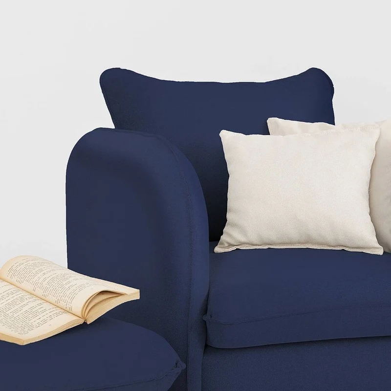 Poltrona POSH WOOD - Inchiostro, Naturale
