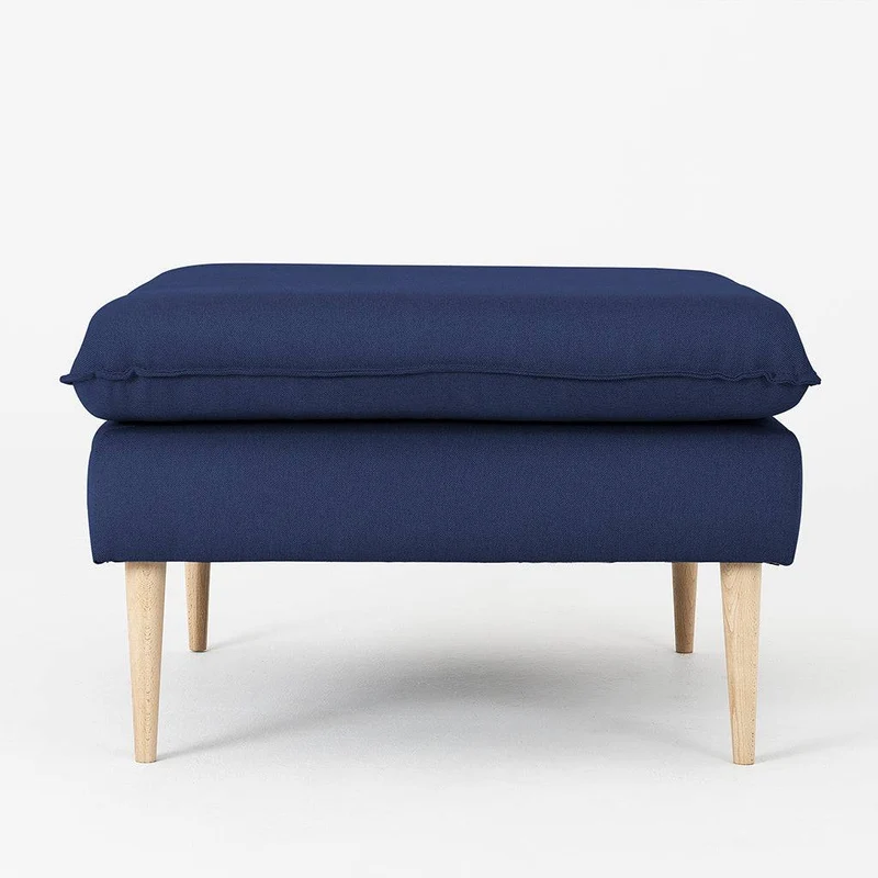 Pouf POSH WOOD - Ink, Legno Naturale