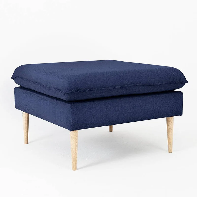 Pouf POSH WOOD - Ink, Legno Naturale