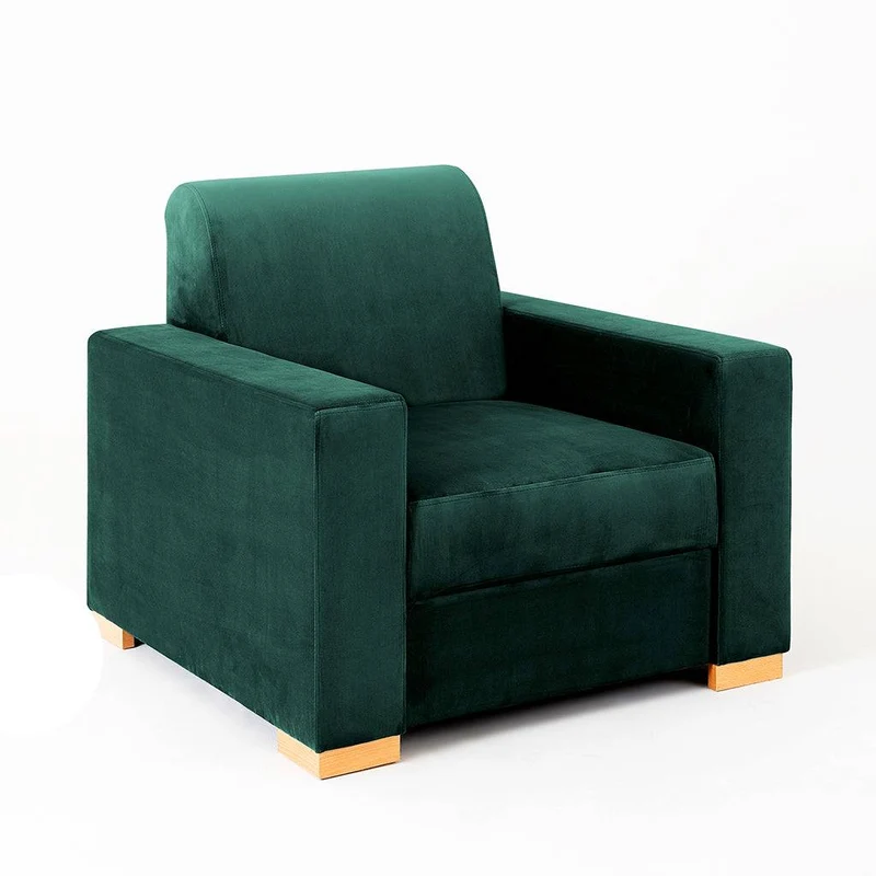 Poltrona STABLE - Avocado, Legno Naturale