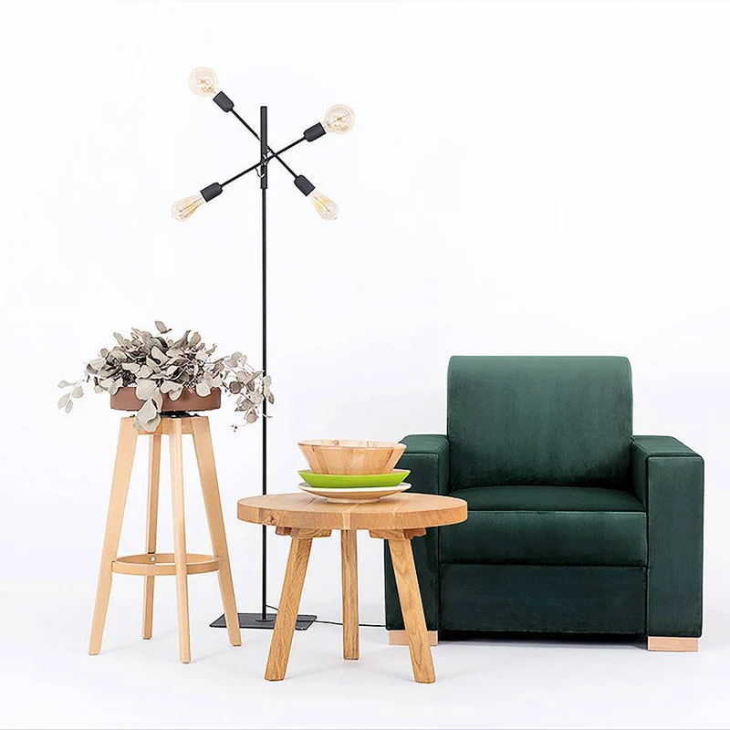 Poltrona STABLE - Avocado, Legno Naturale