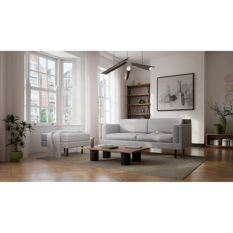Pouf CHELSEA - Argento