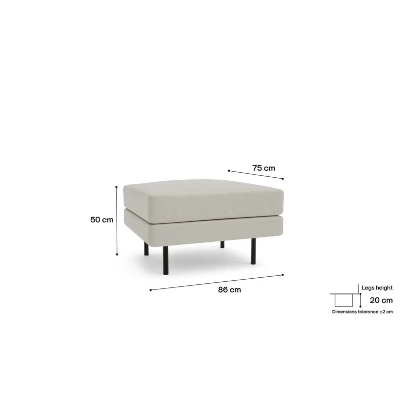 Pouf CHELSEA - Crema