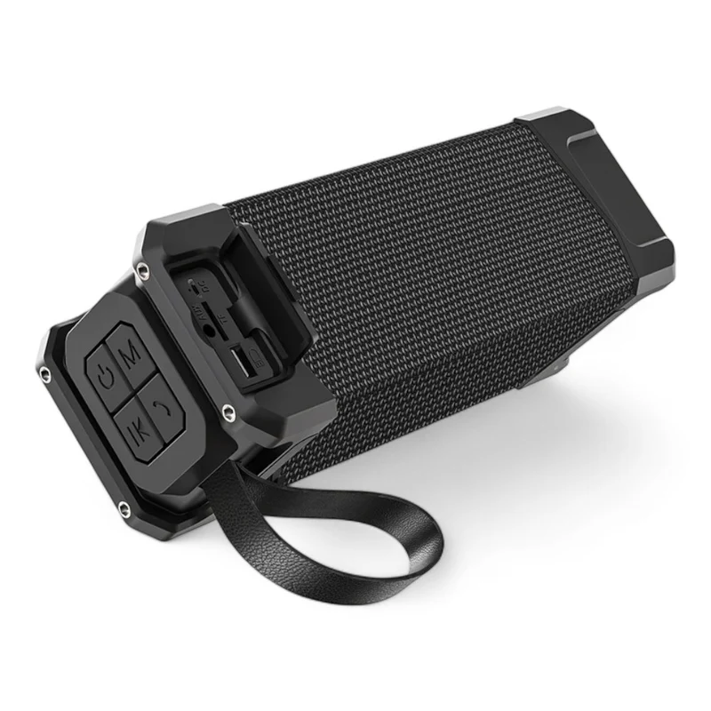Altoparlante bluetooth portatile wireless 8w con ingresso aux scheda tf usb radio fm autonomia 6 ore ricarica rapida