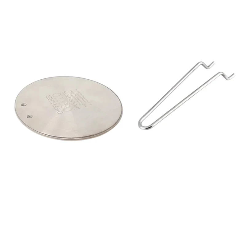 Adattatore universale per induzione diffusore di calore in acciaio inox manico estraibile lavabile lavastoviglie