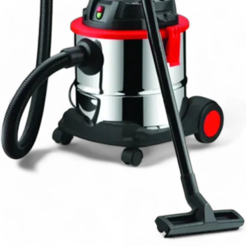 aspirapolvere solido e liquidi 1000w serbatoio acciaio inox 20lt aspirazione potente 16kpa flusso aria 40lt/sec rumorosità 85db